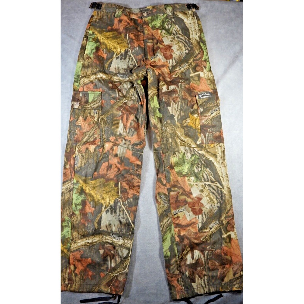 Spartan Outdoors Advantage Timber Mens Camo Cargo Pants L Adjustable Waist Cuffs